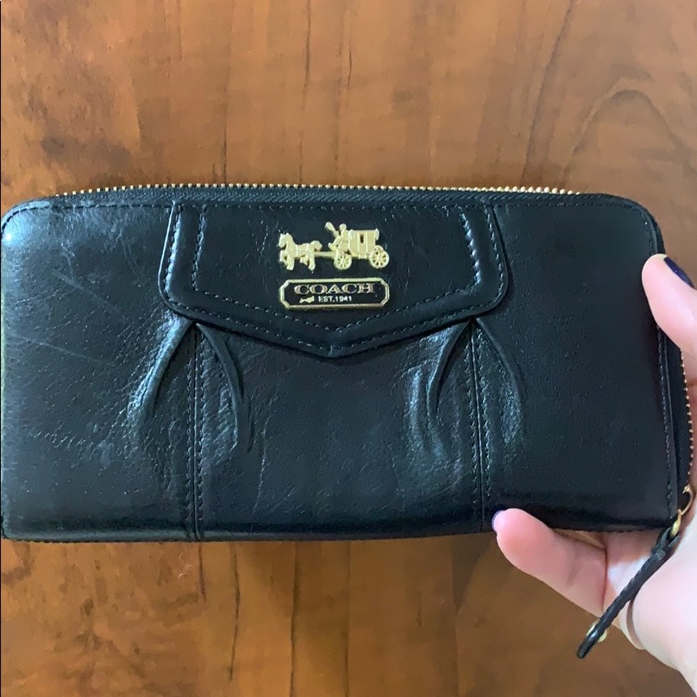 Black Letter Wallet, slightly used,